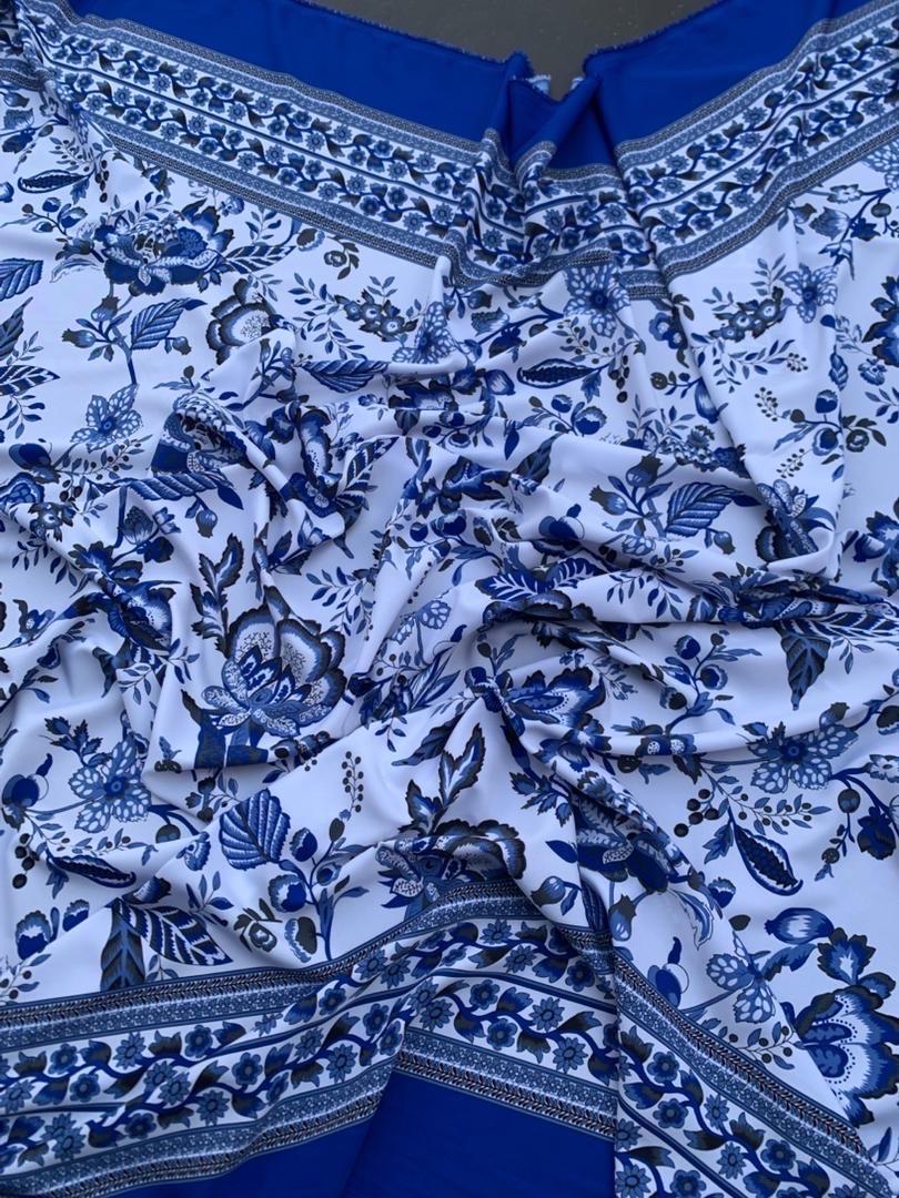 vintage crepe material