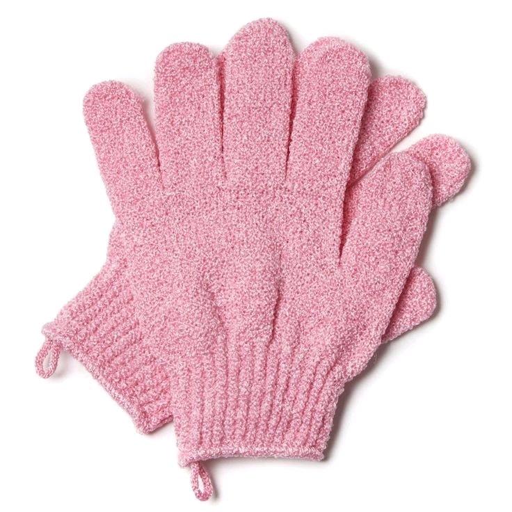 Exfoliating gloves