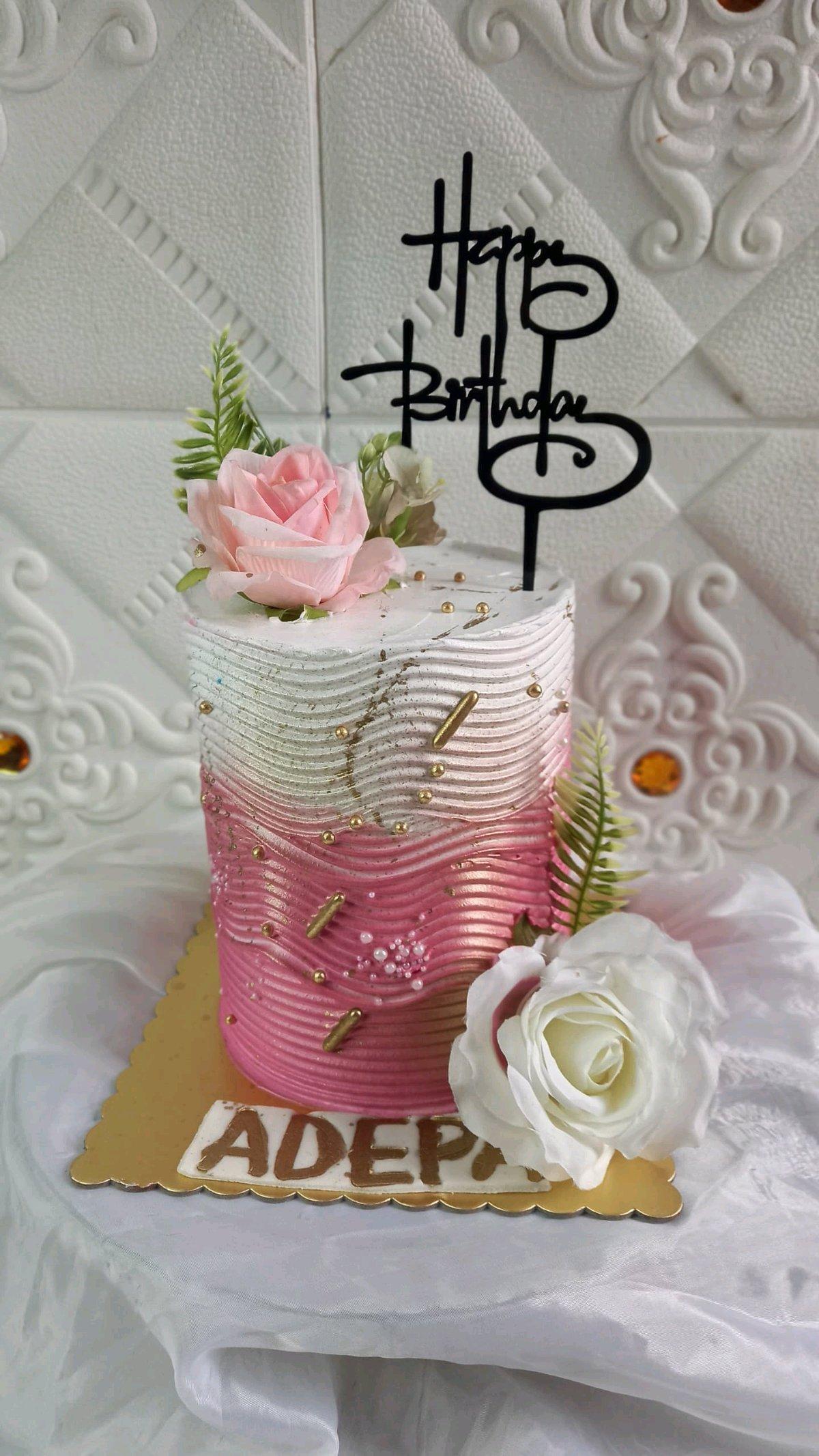 5 inches birthday cake:3 layers
