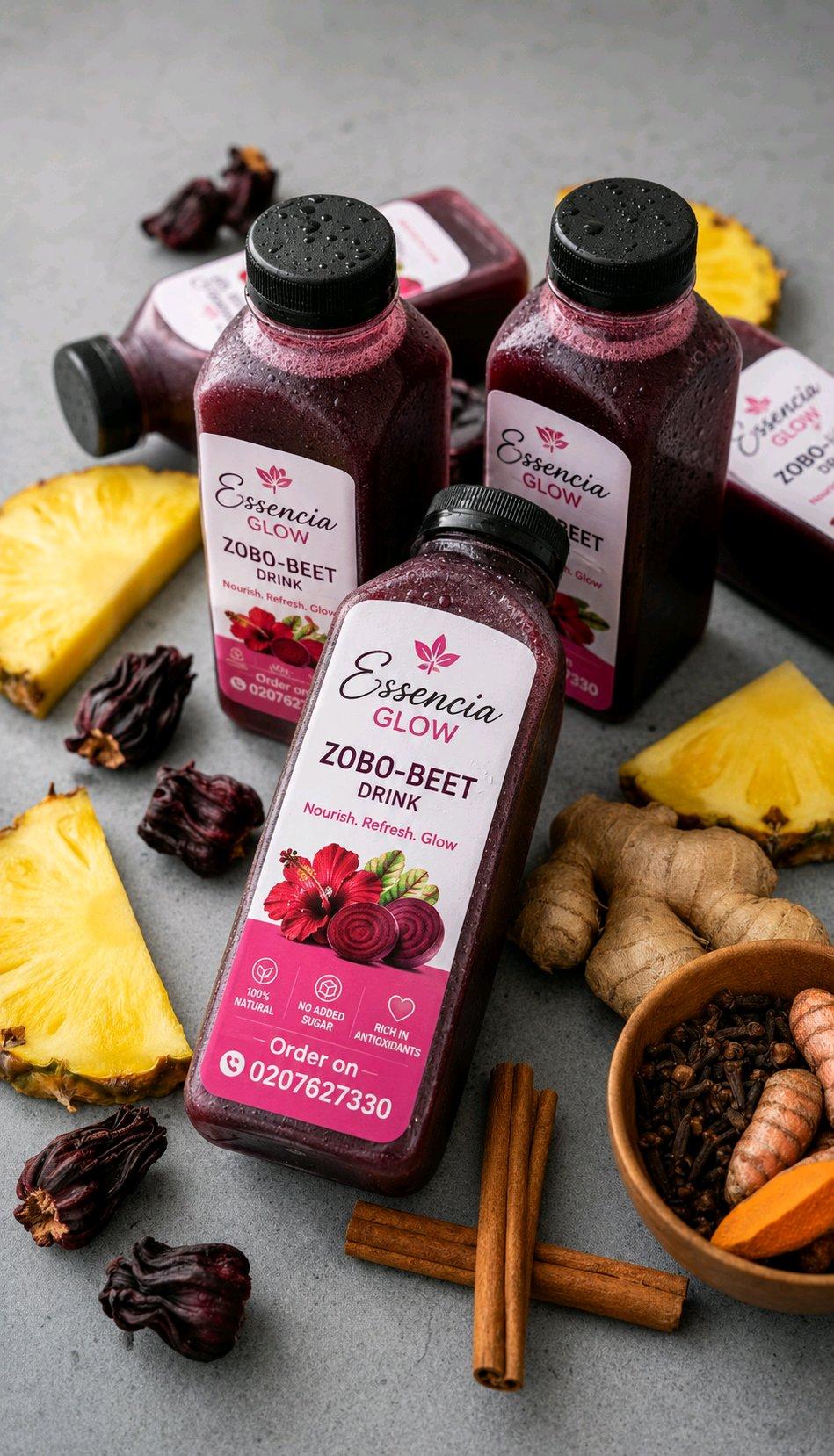 GlowSphere Zobo-Beet drink