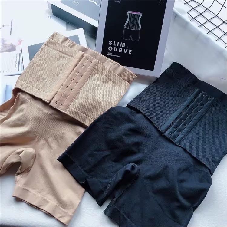 2-in-1 Hook-and-Eye Corset Shaper Shorts