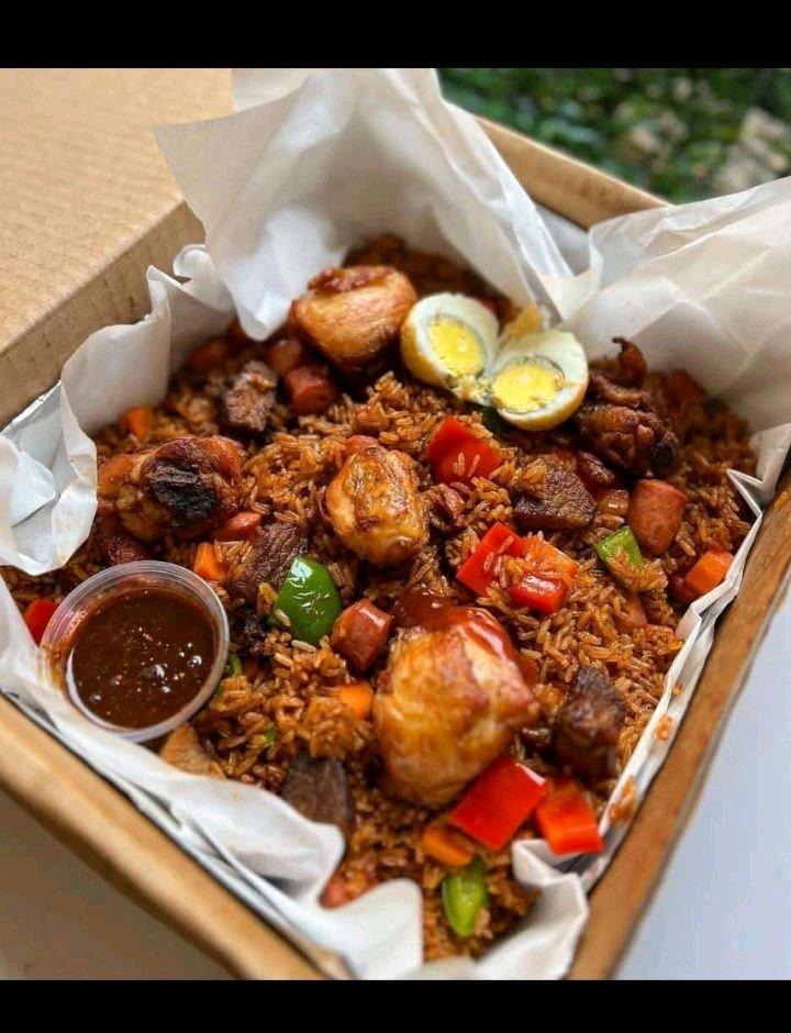 Jollof Rice with chicken