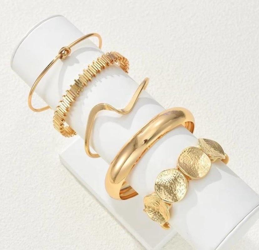 Halo Stack (5 in 1 alloy bangle set)