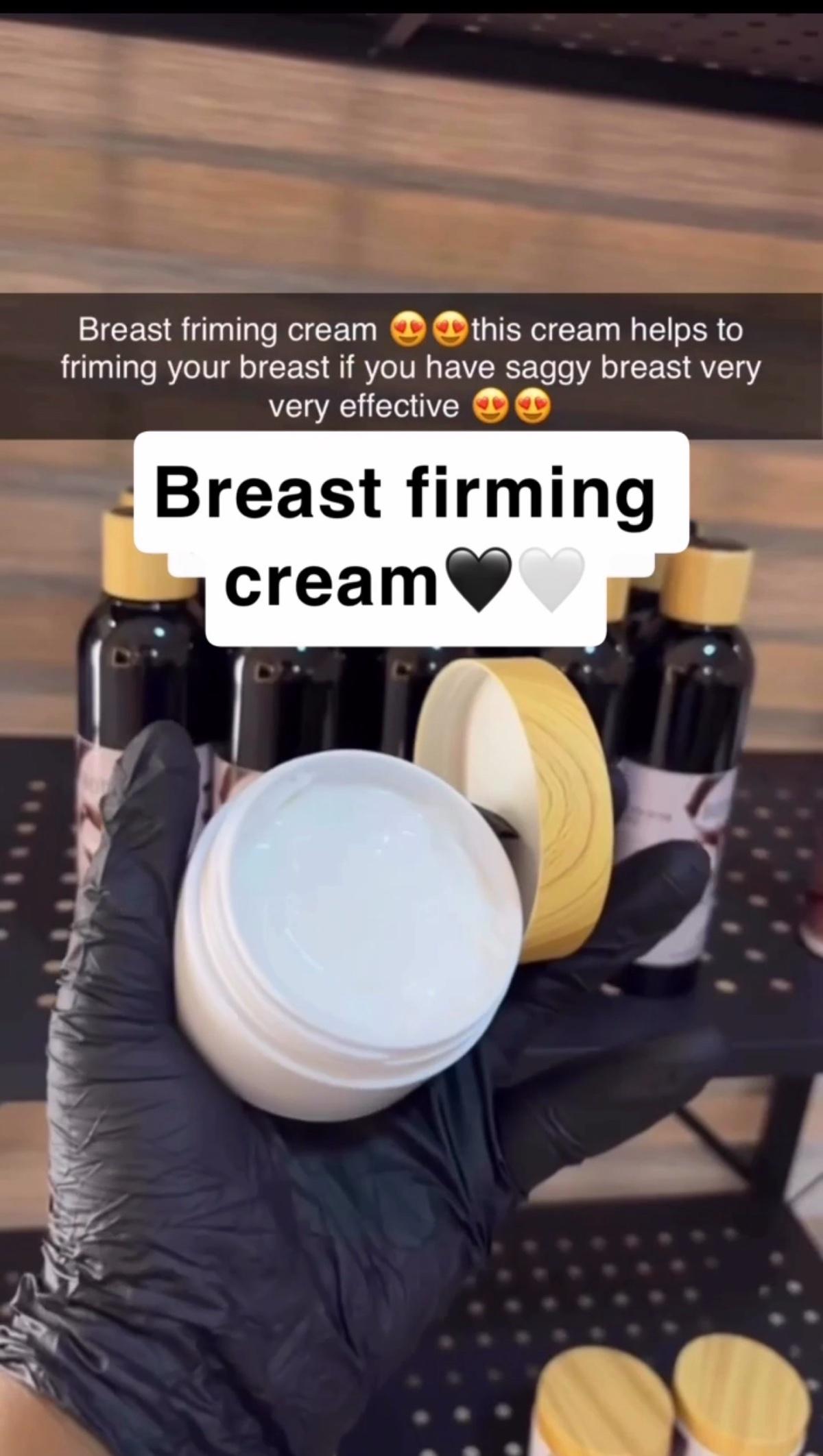 Breast friming cream