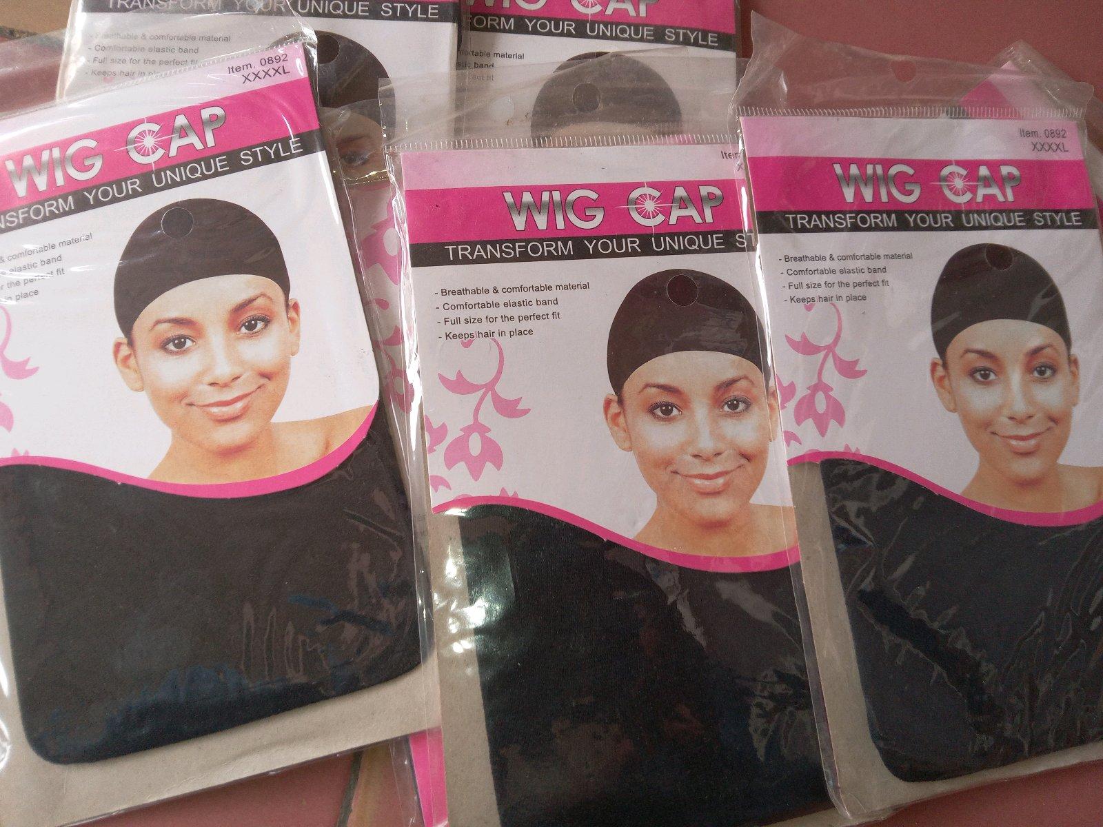 black wig cap(2pcs)