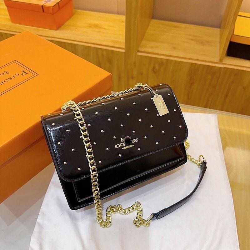 black coach bag