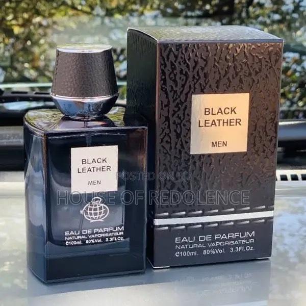 Black leather men 100ml
