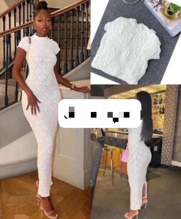 TEXTURED POPCORN MOCK NECK SHORT SLEEVE BODYCON MAXI DRESS