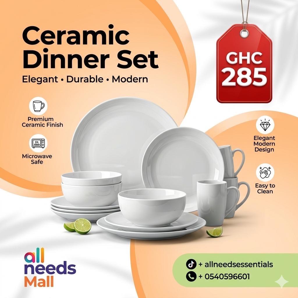 16 ceramic dinner set