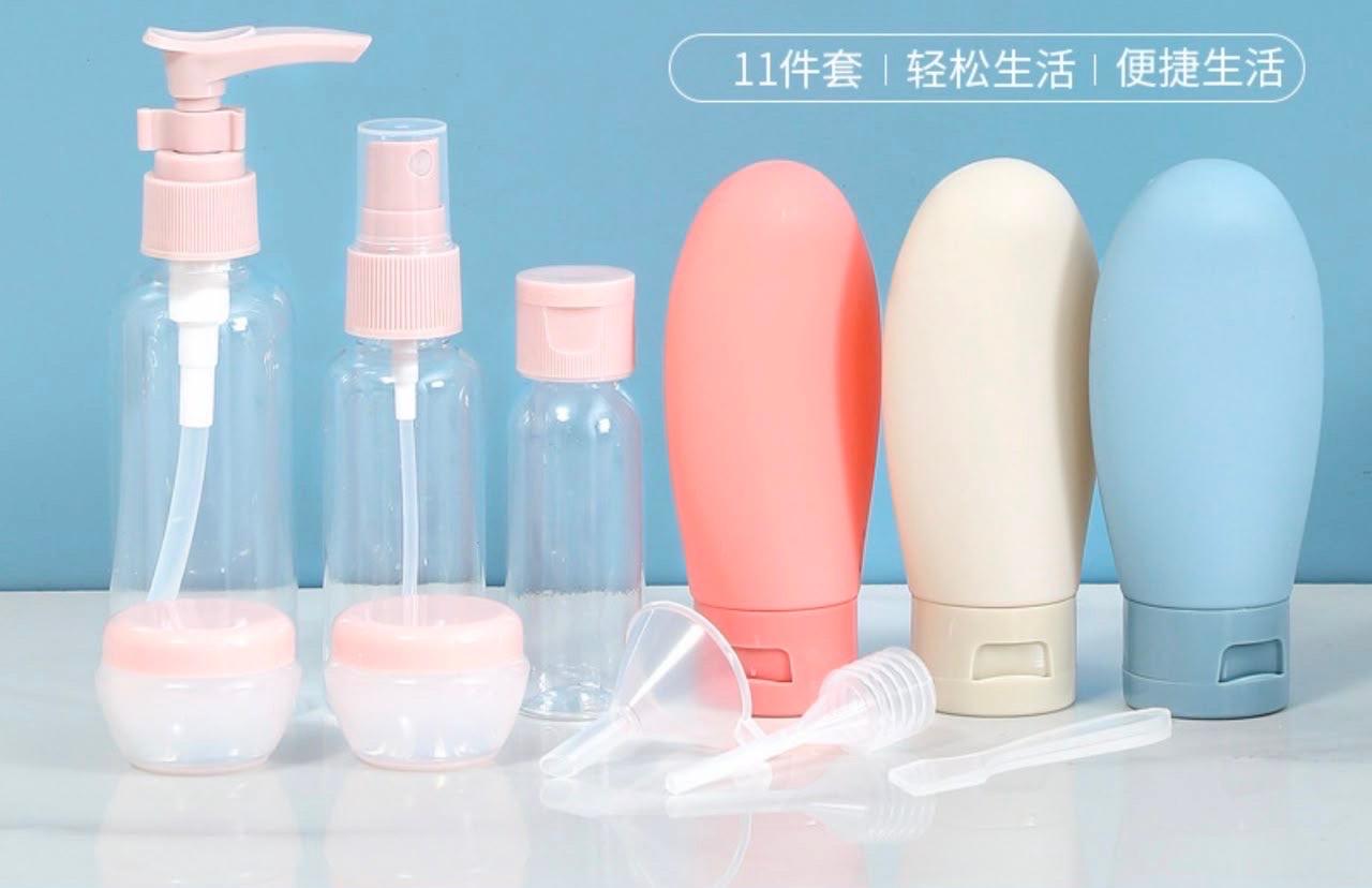 8pcs mini cosmetic travel containers