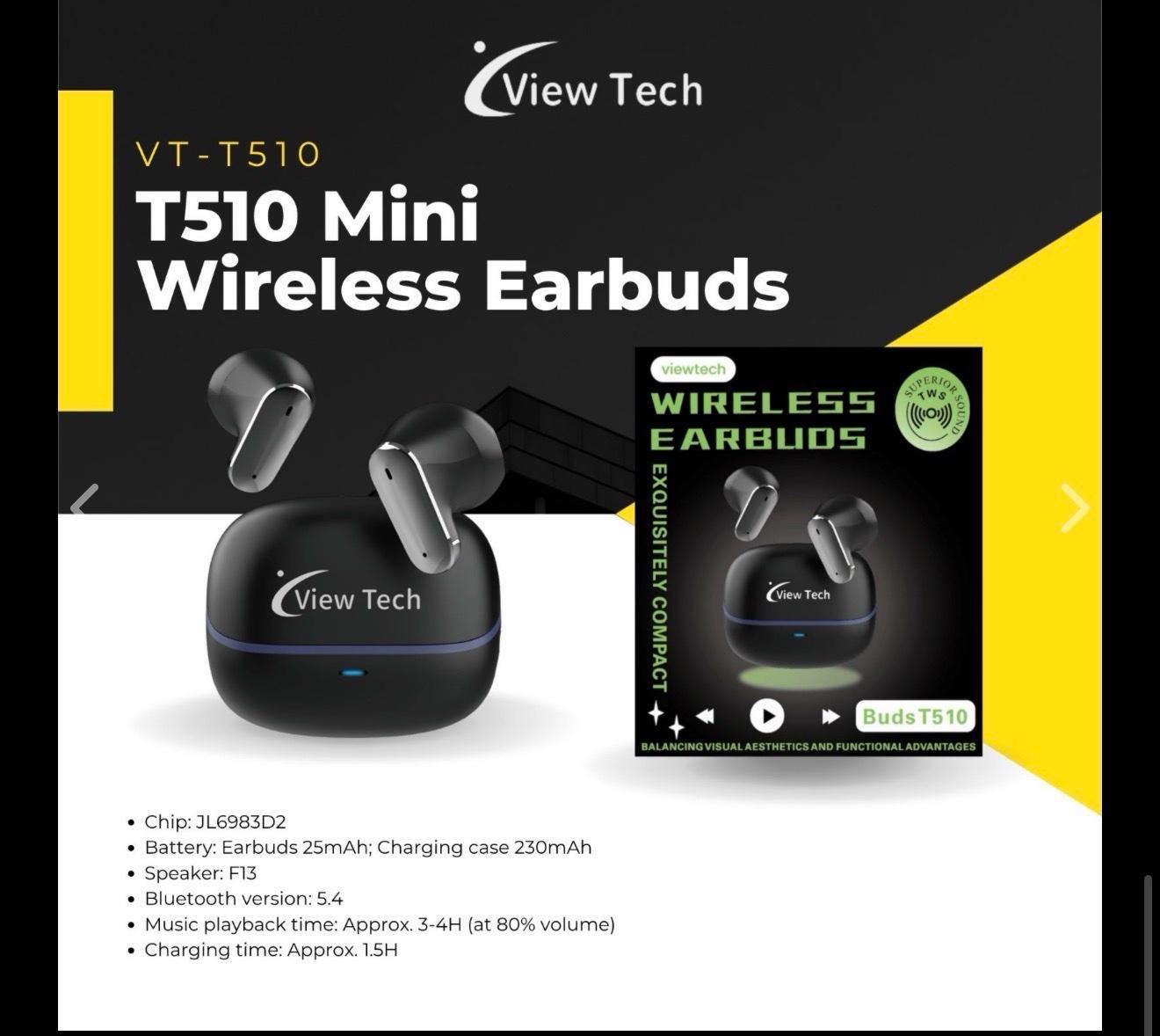T510 MiniWireless Earbuds