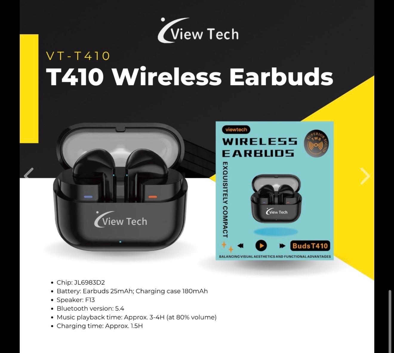 T410 Wireless Earbuds