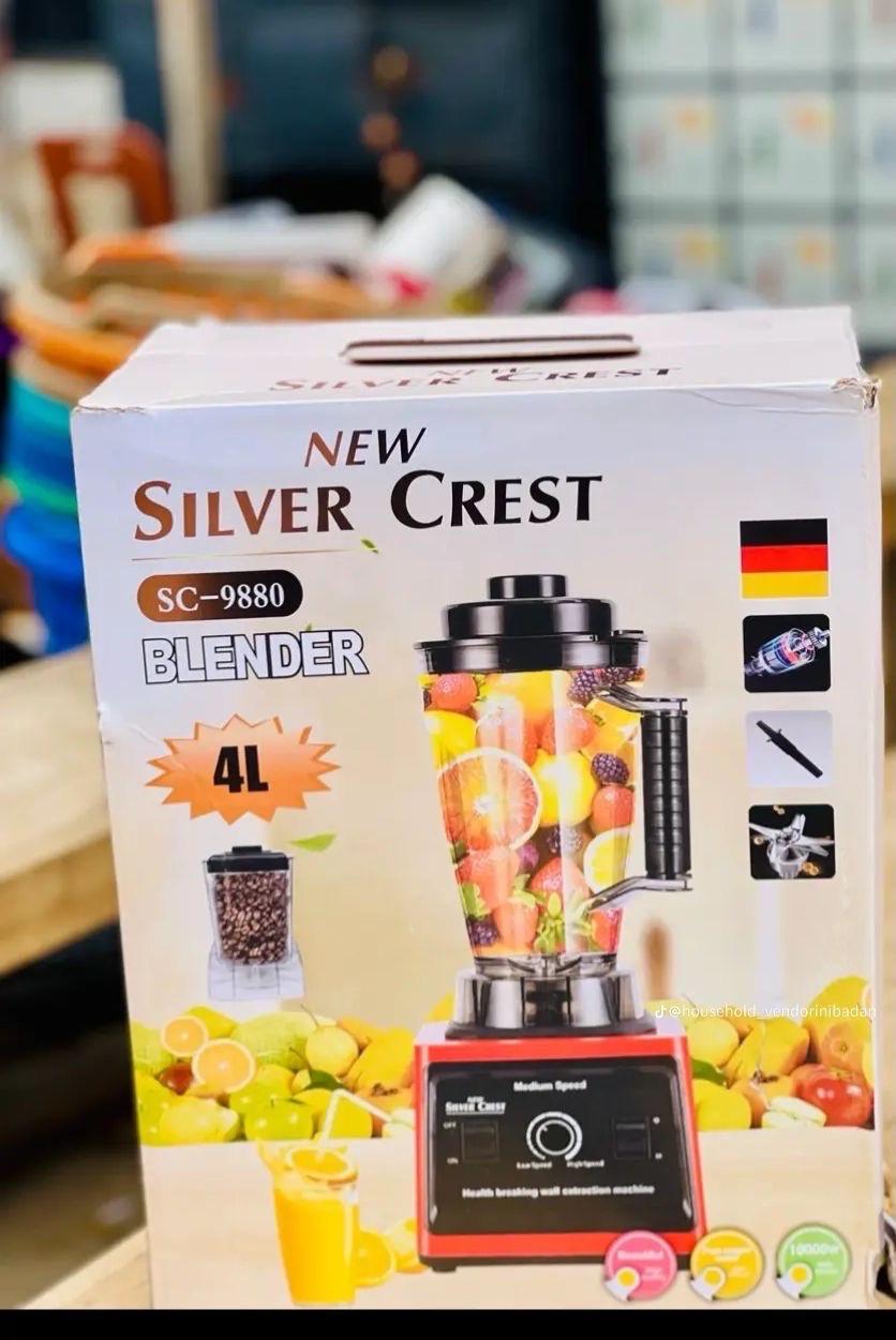 4L Silver Crest Blender