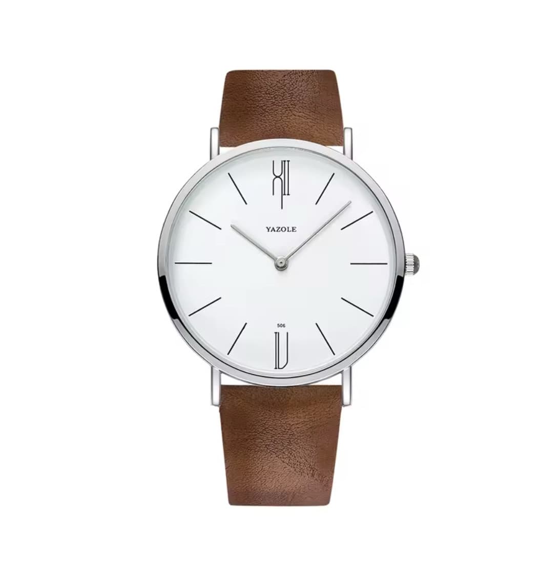 YAZOLE Mens Leather Watch