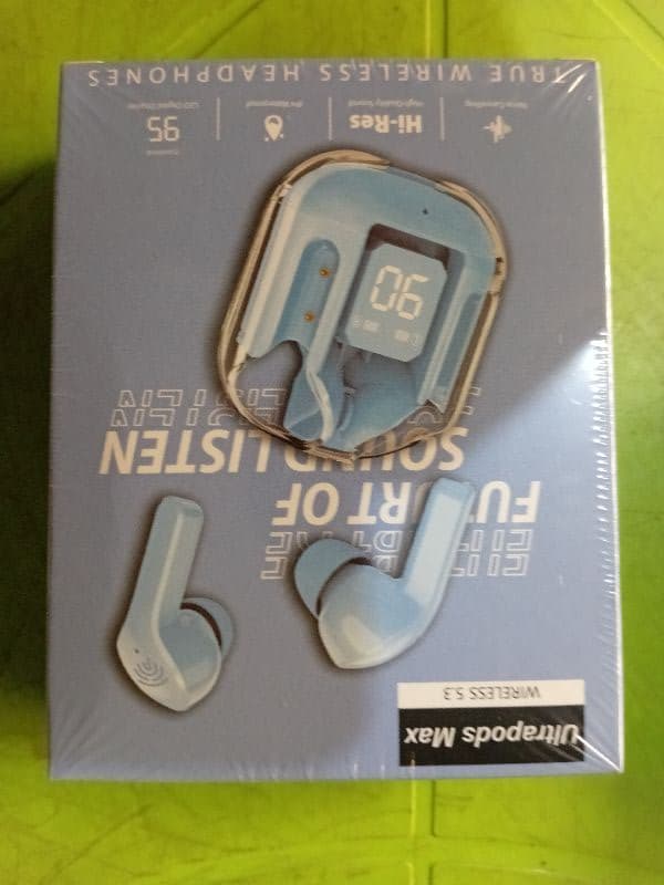 Ultrapods Max – True Wireless Hi-Res Earbuds(BLUE)