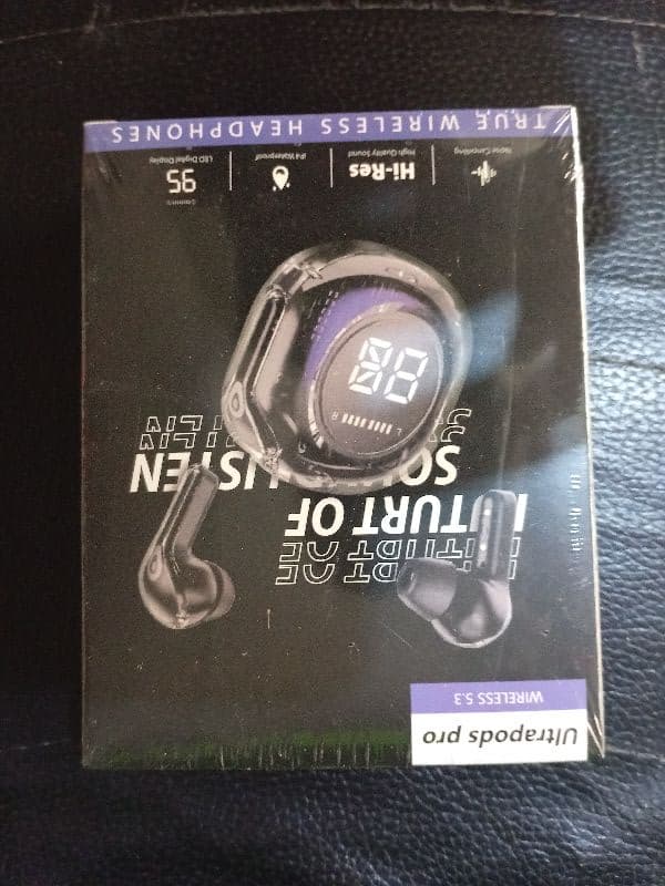 Ultrapods Max – True Wireless Hi-Res Earbuds (BLACK)