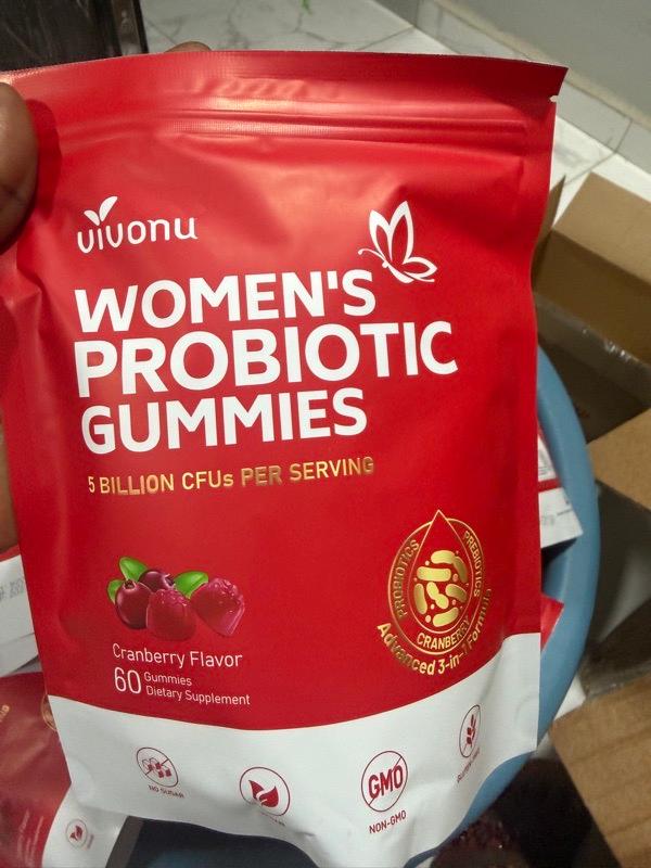 Vivonu Women's Probiotic Gummies 60 Gummies Last For A Month A Month Supply