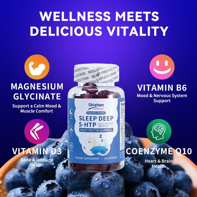 Sleep Deep 5-HTP Fruit Pectin Gummies - 60 Gummies
