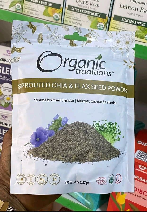 SPROUTED CHIA & FLAX SEED POWDER