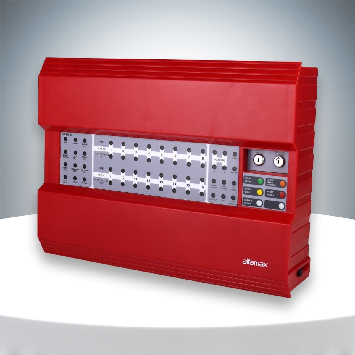 4 Zone Conventional Fire Alarm Panel