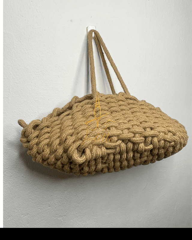 Wooden Rope bag