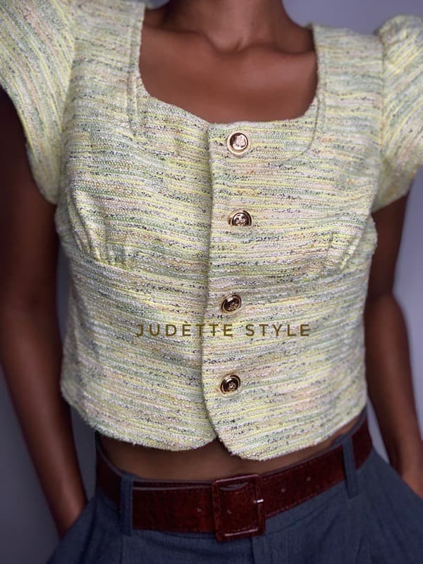 Soft Muse Tweed Top