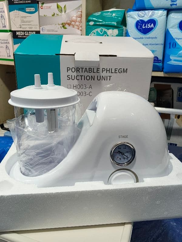 PORTABLE PHLEGM SUCTION MACHINE / SMALL SIZE