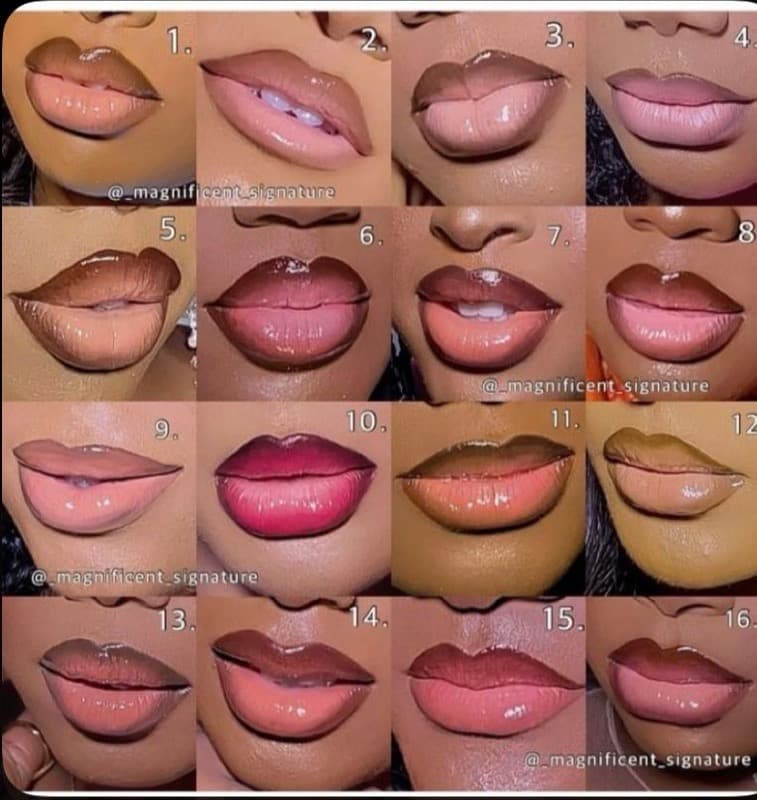 lip combo. All colors available