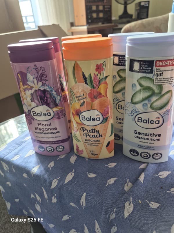 Original Balea Shower Gel & Bubble Bath – Pretty Peach / Floral / Sensitive / Limited Editions