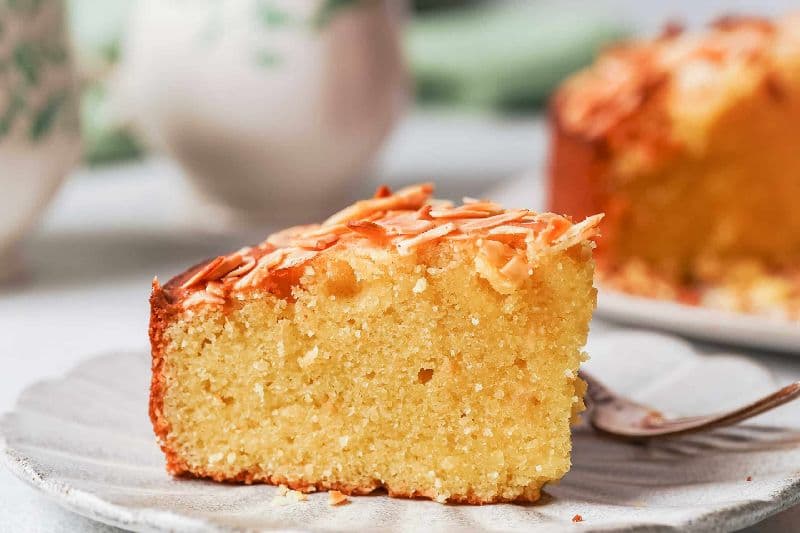 Almond Cake Slice