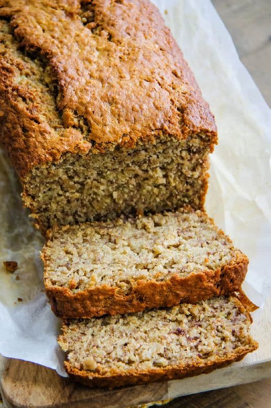 Gluten Free Banana Loaf Cake