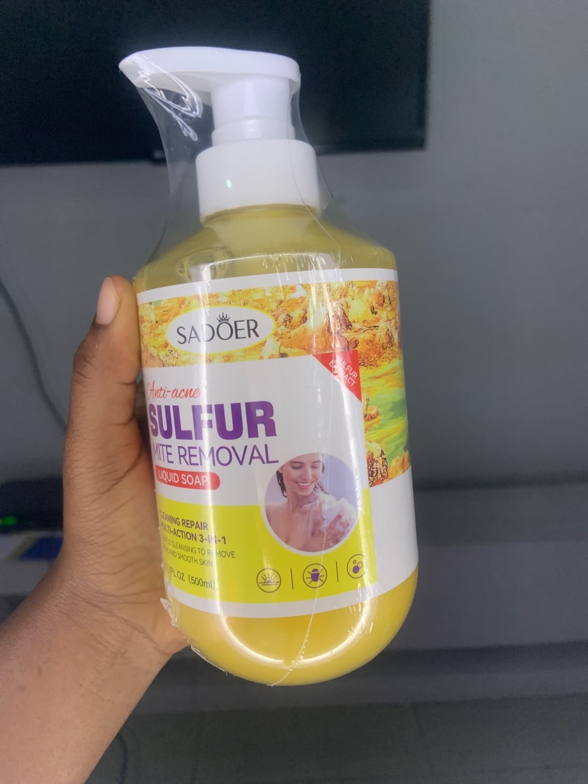 Sadoer,sulfur body wash