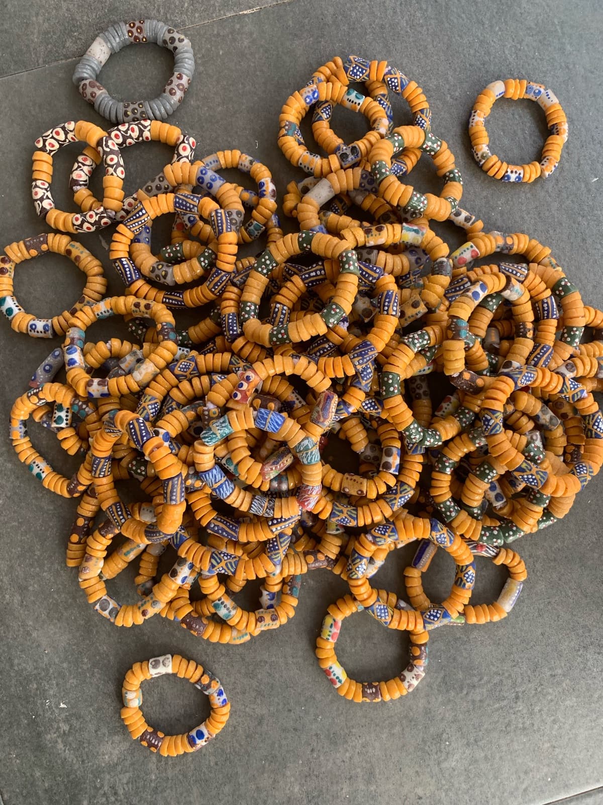 Krobo beads anklets/bracelets