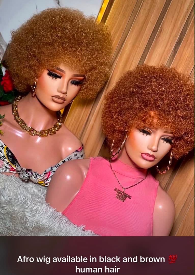 Afro and pixie curls