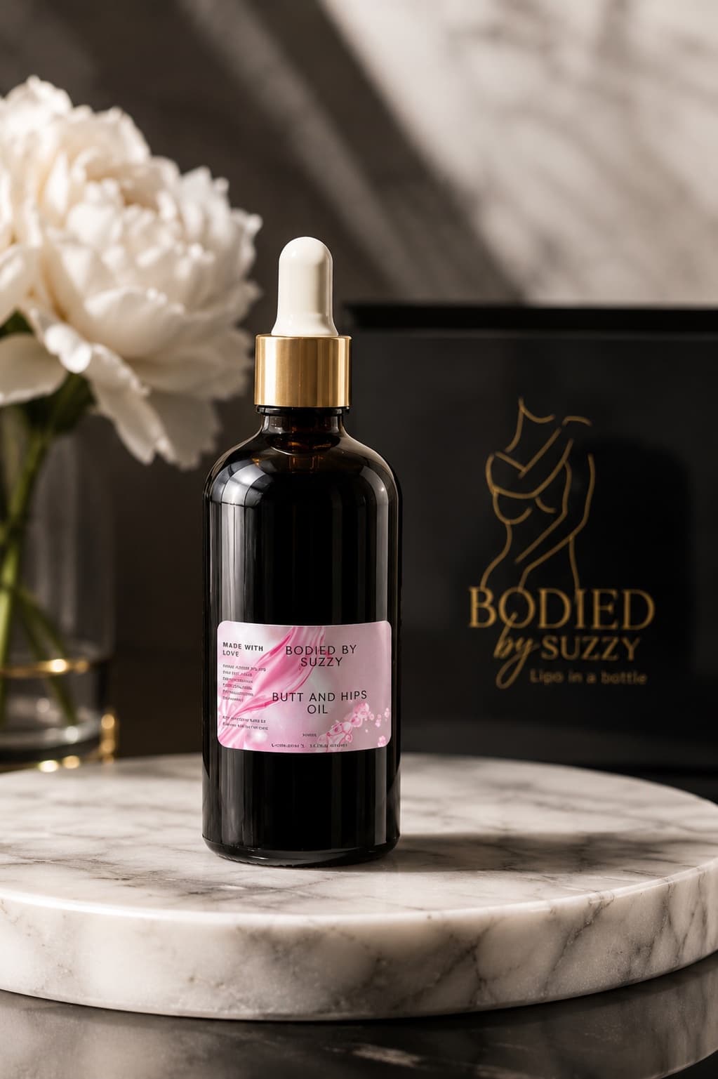 Butt and hips oil