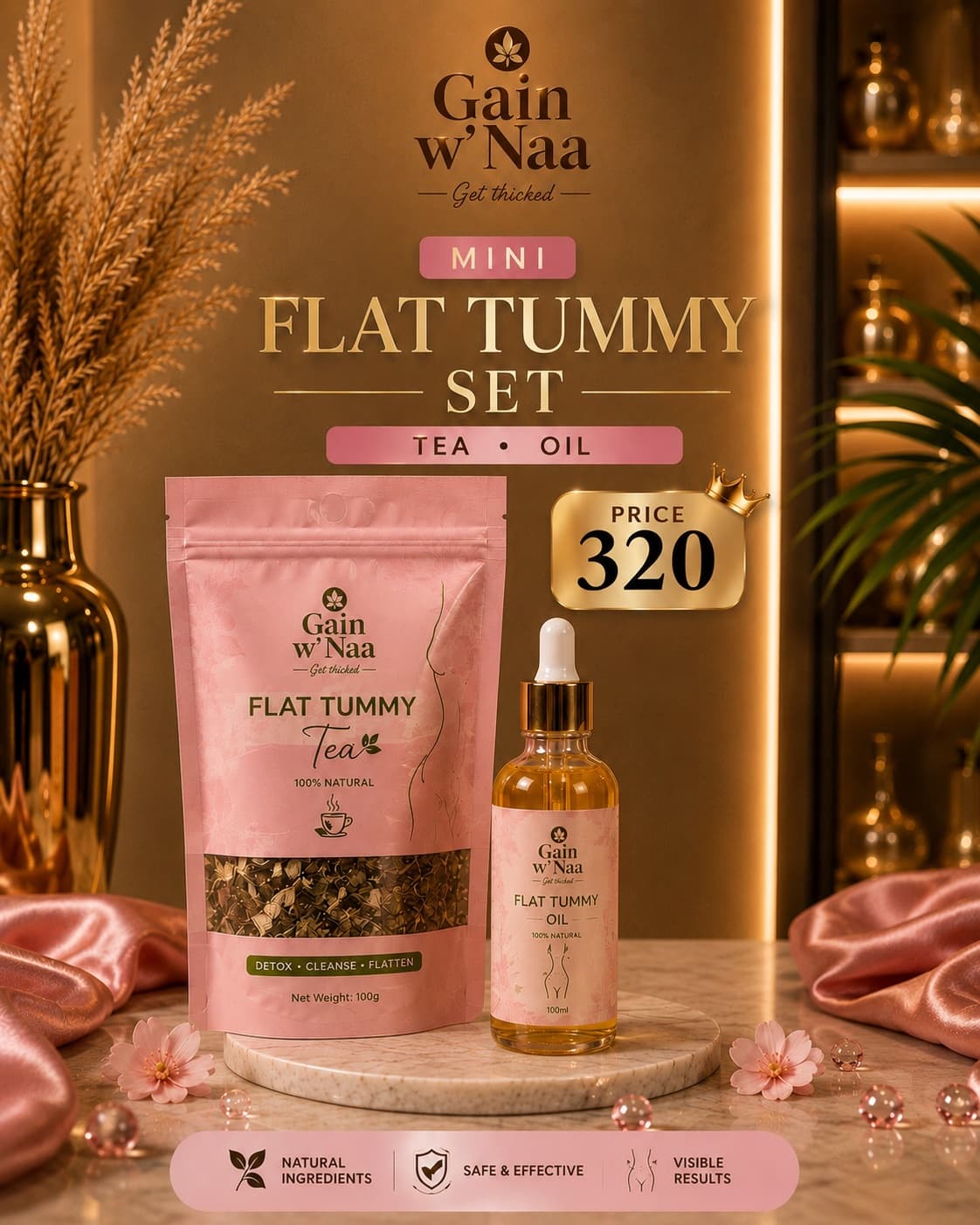 MINI FLAT TUMMY SET