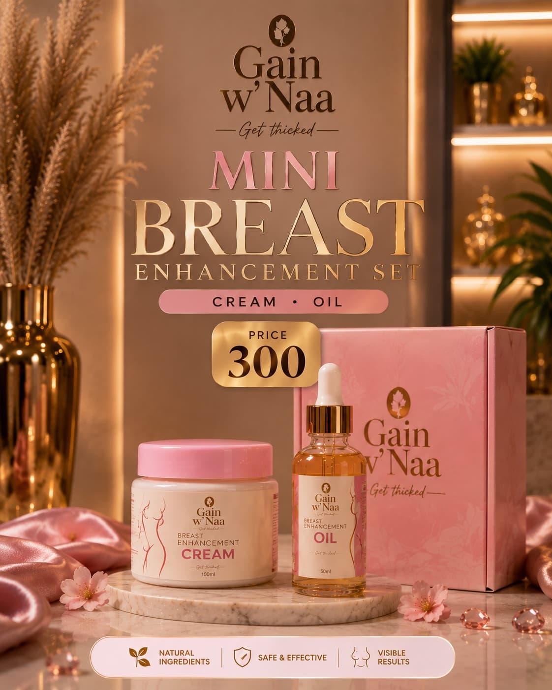MINI BREAST ENHANCEMENT SET