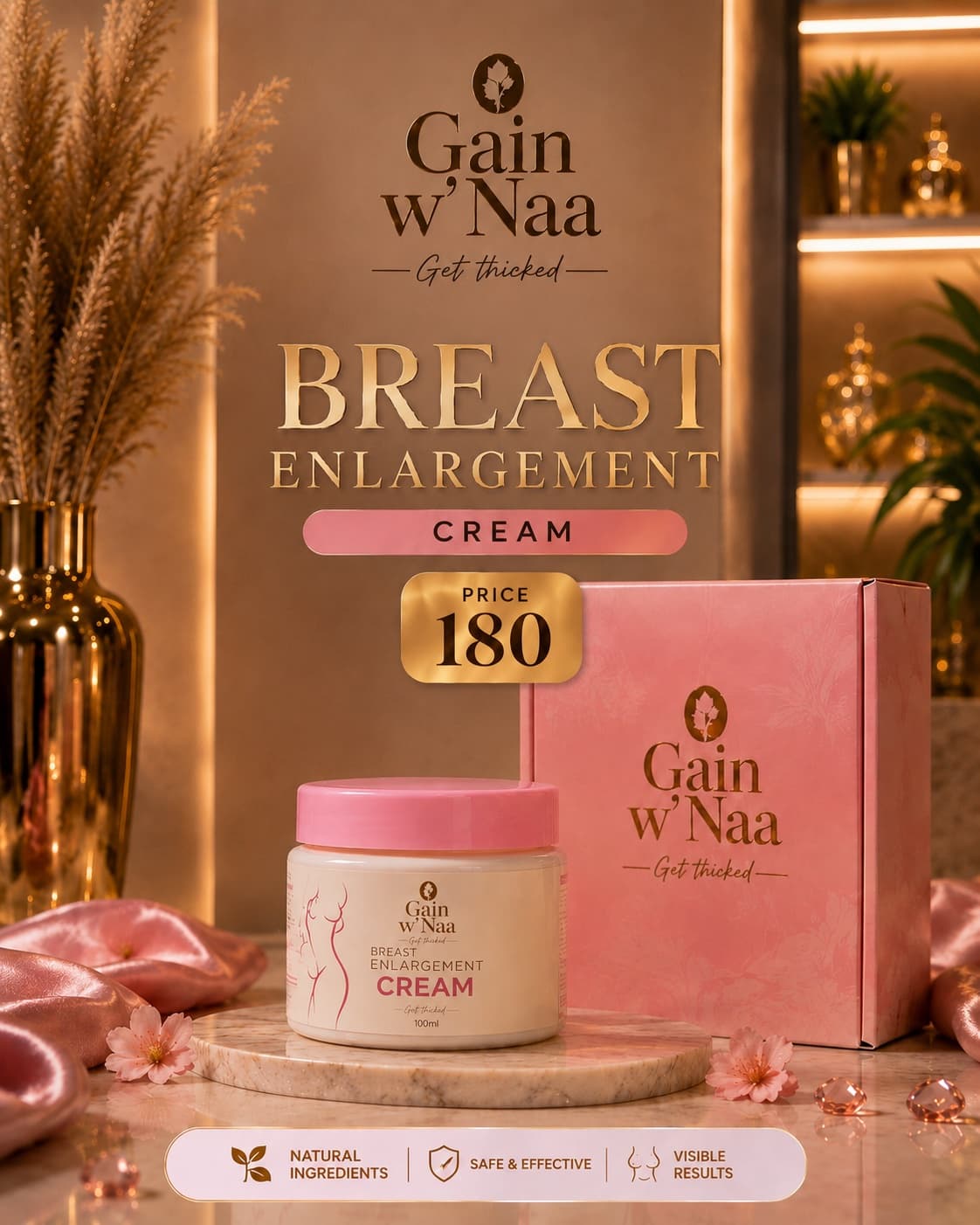 BREAST ENLARGEMENT CREAM