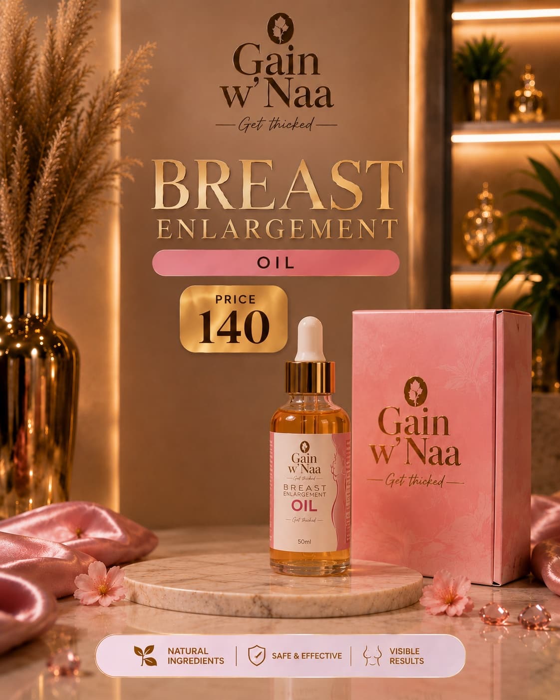 BREAST ENLARGEMENT OIL