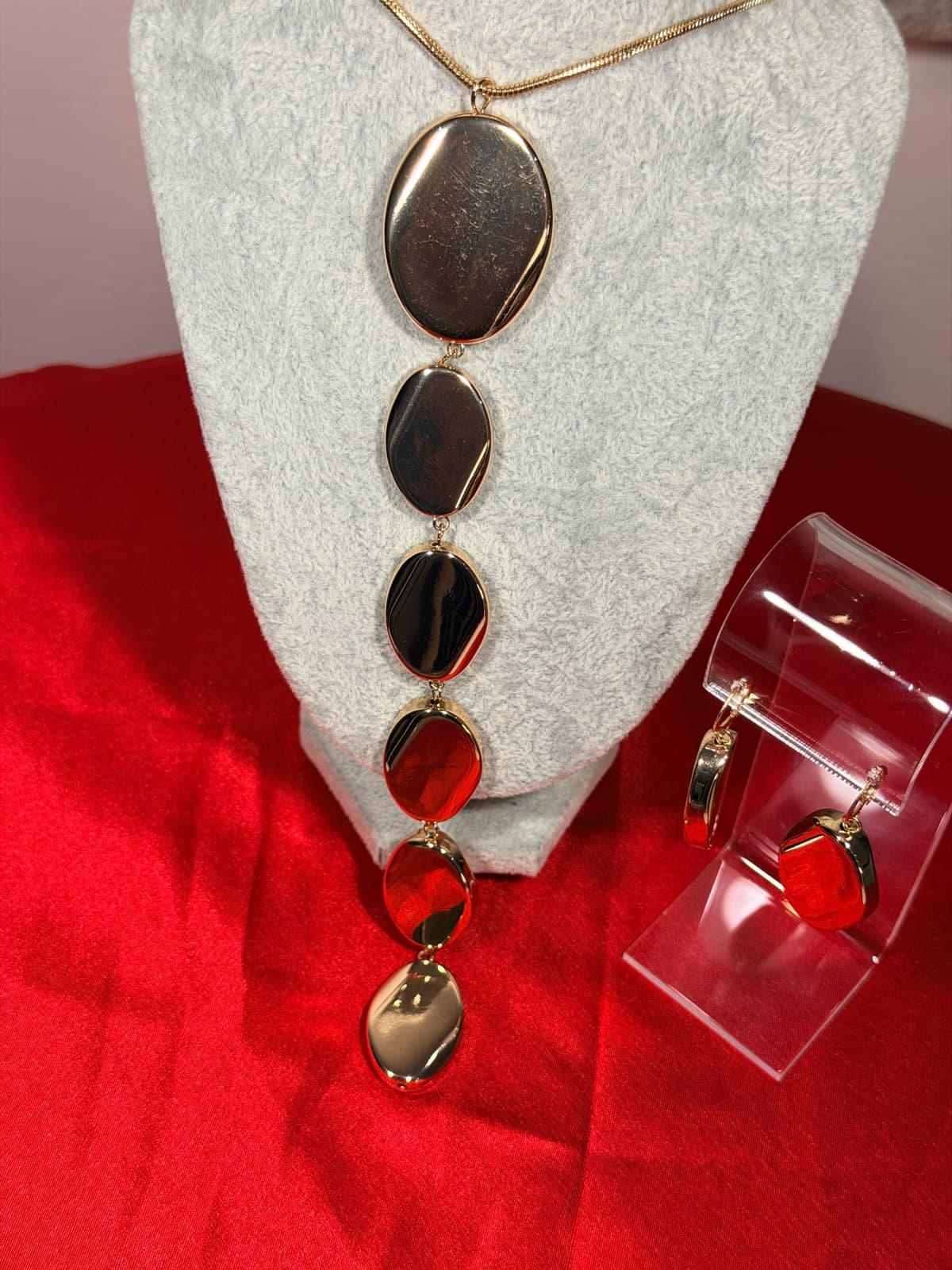 YD Long Necklace Set (Gold)