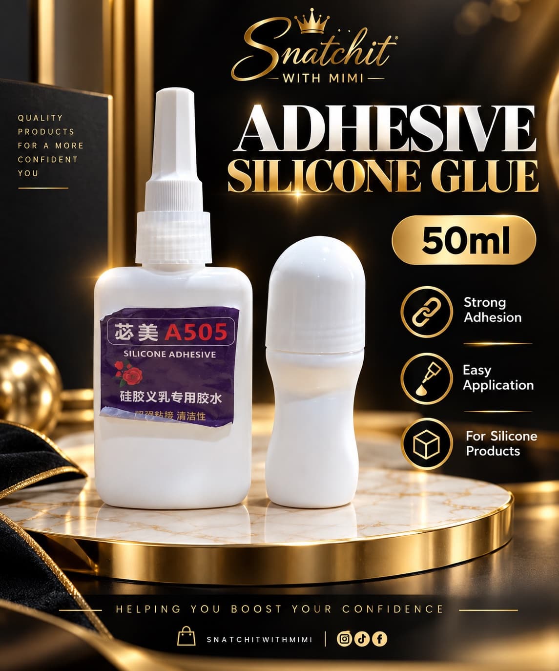 ADHESIVE SILICONE GLUE(BIG)