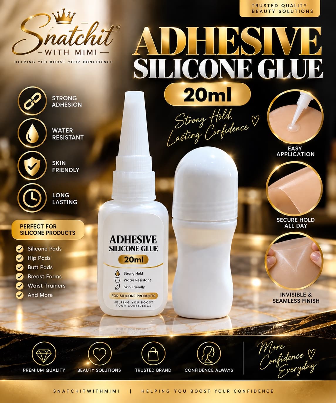 ADHESIVE SILICONE GLUE(SMALL)