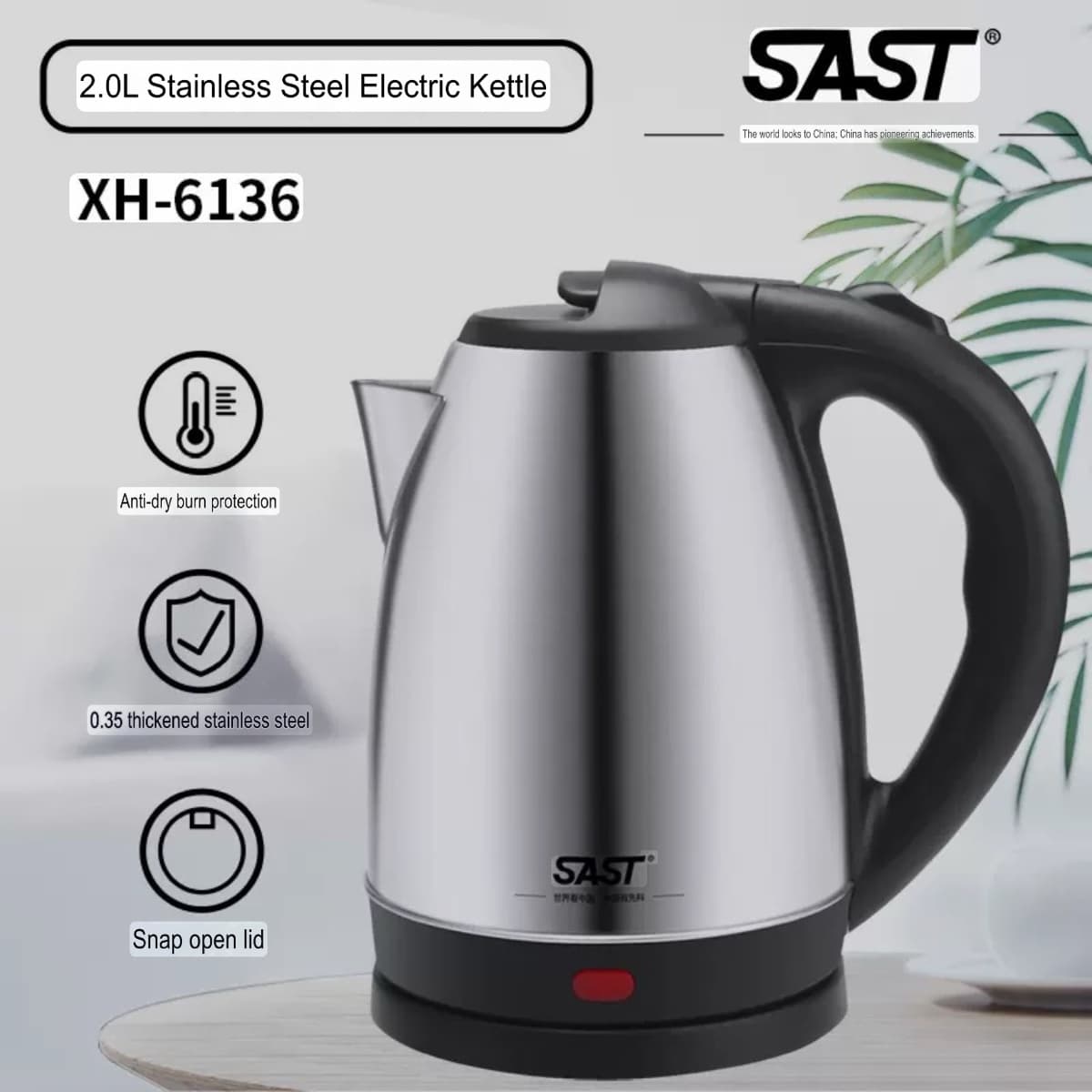 Large-Capacity Electric Water Kettle 304 Stainless Steel (selling on pre order)