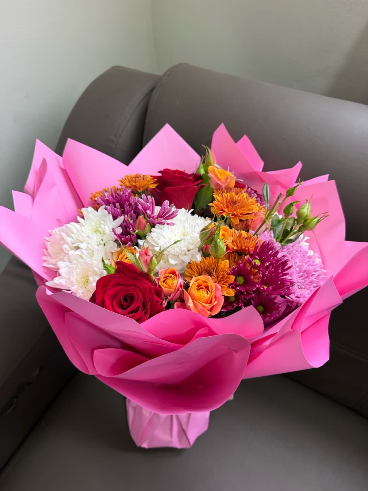 Mixed fresh flower bouquet