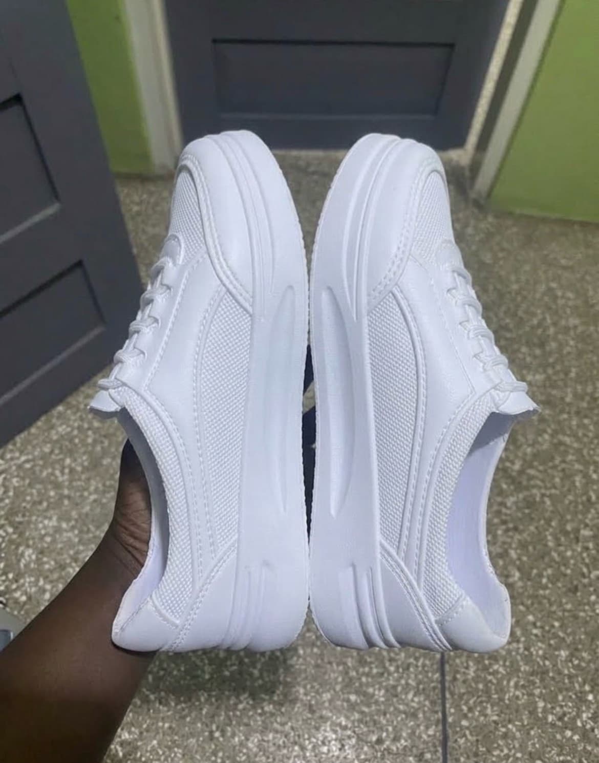 White Rubber Shoe