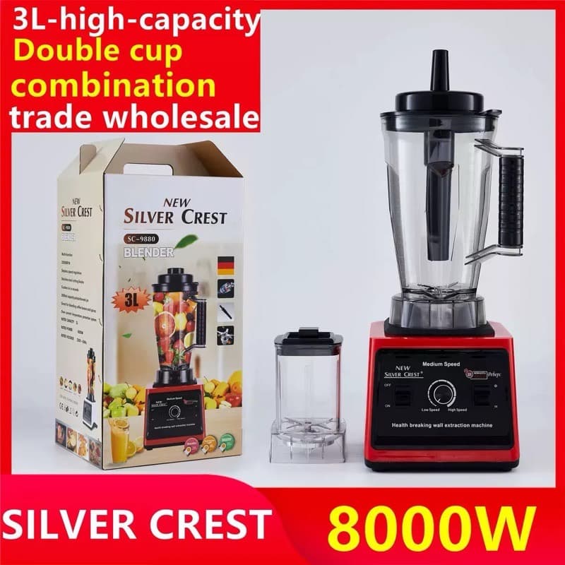 3L Double cup silver crest blender