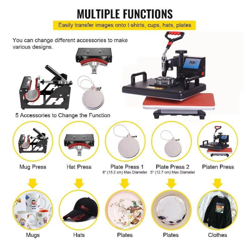 8 IN 1 HEAT PRESS MACHINE