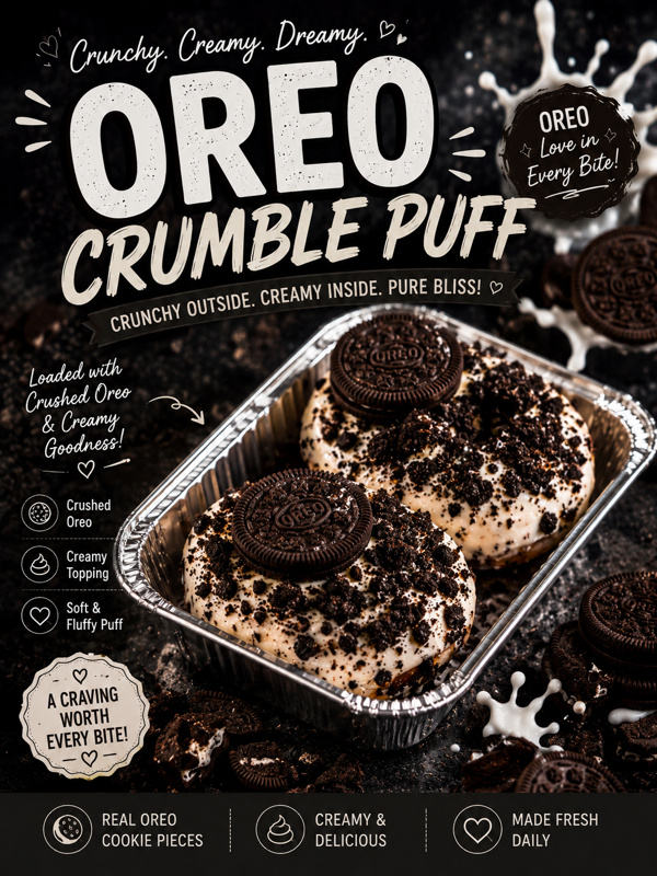 Oreo Crumble Cream