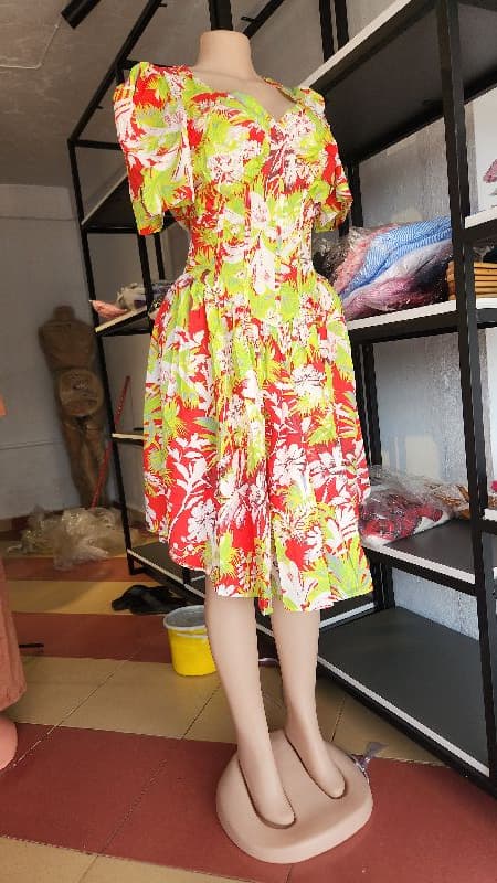 flower straight dress