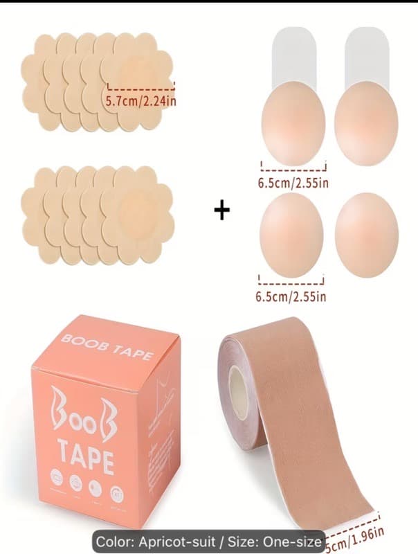 complete boob tape set